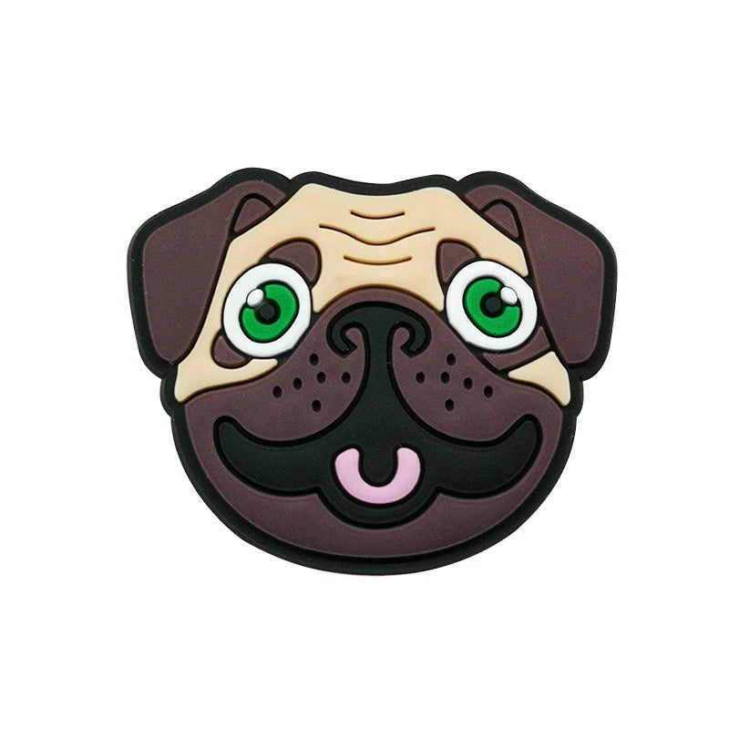 New Arrivals Cute Dog Shoe Charms for Crocs Accessories Charms Sandals Shoe Decorations Pins Women Favor Gift