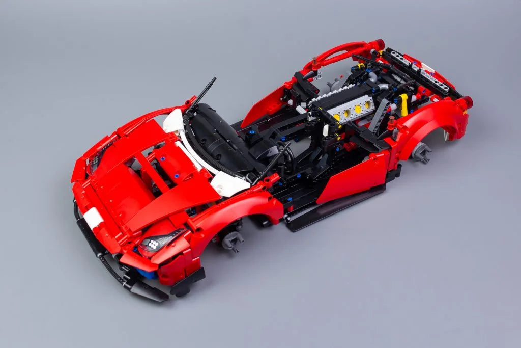 1684PCS Technical Racing Car 42125 Series Mechanical Group Building Blocks Sport Car MOC Display Model Car Collection Decor Toys