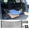 Car Rear Trunk Net Mesh Elastic Nylon Back Cargo Storage Organizer Double Layer Luggage Grocery Holder Universal Car Accessories