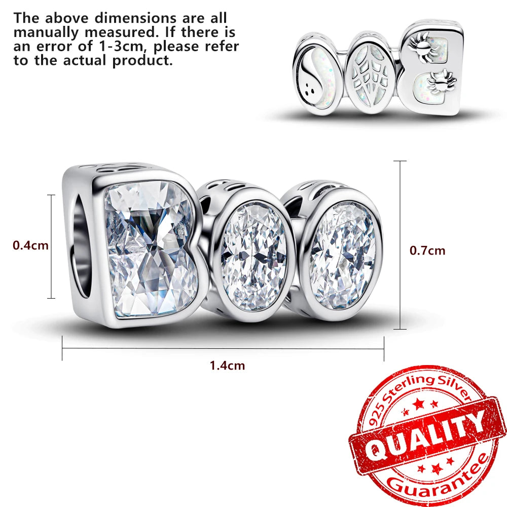 Hot Sale New Arrivals 925 Sterling Silver Snowflake Bell Christmas Series Dangle Charm Fit Original Bracelet Kids Jewelry Gift