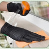 Disposable Latex Gloves Black Waterproof Non-Medical for Kitchen, Cleaning, Dishwashing, Cooking, Automotive, Craft Use