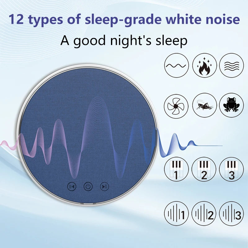 Mini Under Pillow Sleep Speaker Bluetooth 5.4 Hi-Fi Dynamic Sound Wireless Music Player Home Sleep Sound Equipment for Bedside