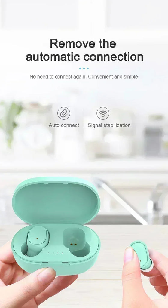 NEW TWS Wireless Bluetooth Earphones sport Earbuds Fone Bluetooth Headset With Mic apply to smartphones