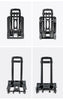 2/4-wheeled small truck with foldable pull rod, portable shopping cart, household grocery cart, small pull cart, luggage cart