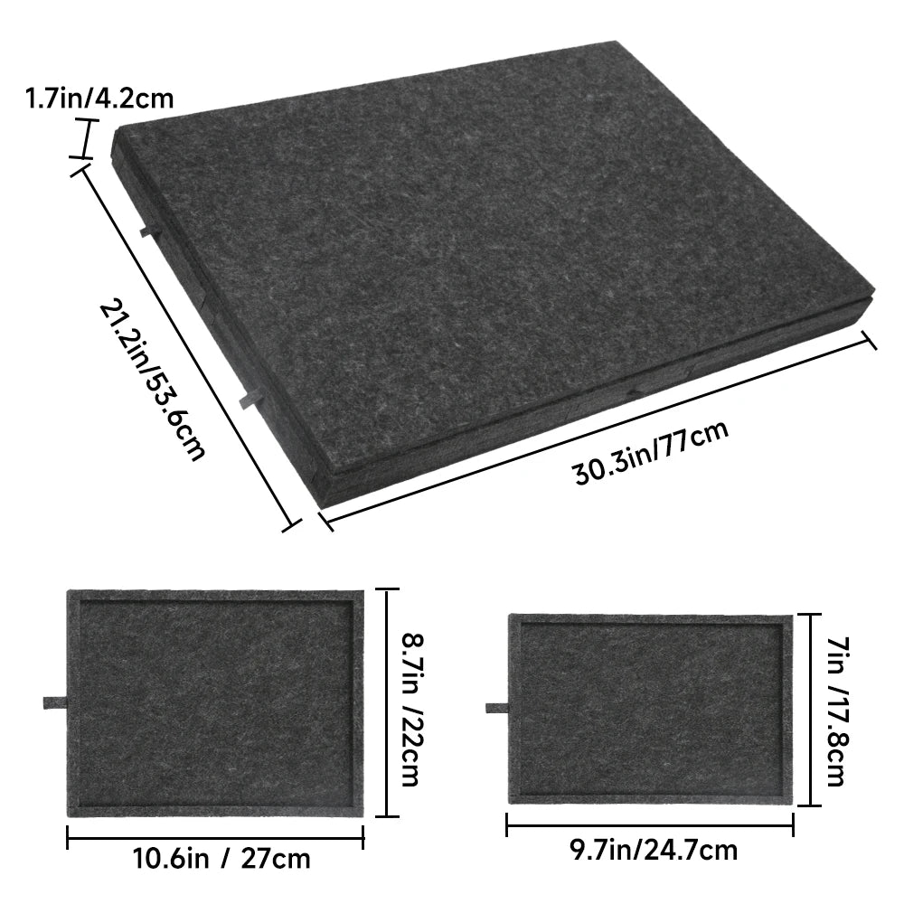 1000pcs Felt Puzzle Table Lightweight Puzzle Board Felt Puzzle Sorting Board Puzzle Classification Games Board with 6 Drawers