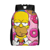 Cartoon The S-Simpsons  Women Backpack Mochila Fashion Children School Bag Laptop Rucksack Kids Large Capacity Travel Rucksack