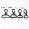 5/10Pcs Meetee 15-32mm Metal Webbing Snap Hook Pet Collar Rotating Lobster Buckle Bag Strap Keychain Carabiner Accessories