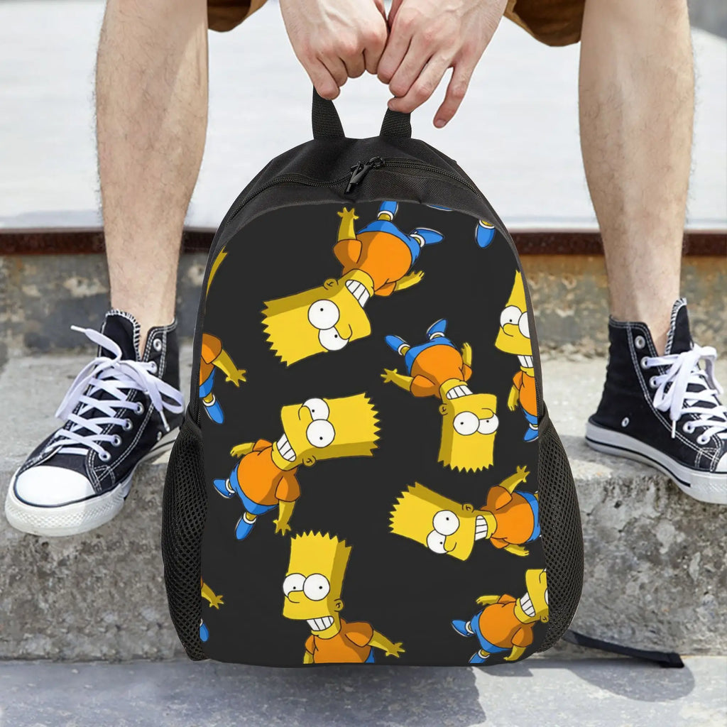 Cartoon The S-Simpsons  Women Backpack Mochila Fashion Children School Bag Laptop Rucksack Kids Large Capacity Travel Rucksack