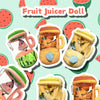 Cartoon Funny Carrot Juicer Plush Toy Drawstring Rotating Plush Carrot/Flower Bag Children Keyrings Toy Pendants Gifts F2X1