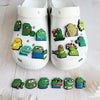 New Arrivals Cute Frog Animals Shoe Charms for Croc Sandals Accessories Shoe Decorations Pins Women Favor Gifts