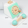 Children's simulated telephone, landline toy, baby model, early education, speaking, puzzle button, making phone calls