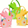 Easter Bunny Basket Kids Candy Tote Bag Soft Felt Gift Storage Basket 2026 Easter Party Decoration Egg Hunt Game Props