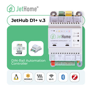 2026 Hot Sale JetHome D1+ V.3  JetHub upgraded version energy-saving home automation central control module DIN rail smart home