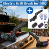Electric BBQ Cleaner Brush Wireless Stainless Steel Rotary Grill Brush for Outdoor Grill Steam BBQ Cleaning Brush Accessoires