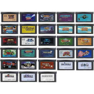 GBA Video Game Cartridge 32 Bit Games Card Turbo Revival Summon Night Klonoa Advance Wars Shining Soul Metal Slug Breath Fire II