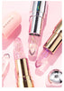 QIBEST Glitter Lipstick Lip Balm Color Change Transparent Moisturizing Crystal Jelly Pearlescent Lip Plumper Gloss Tint Cosmetic