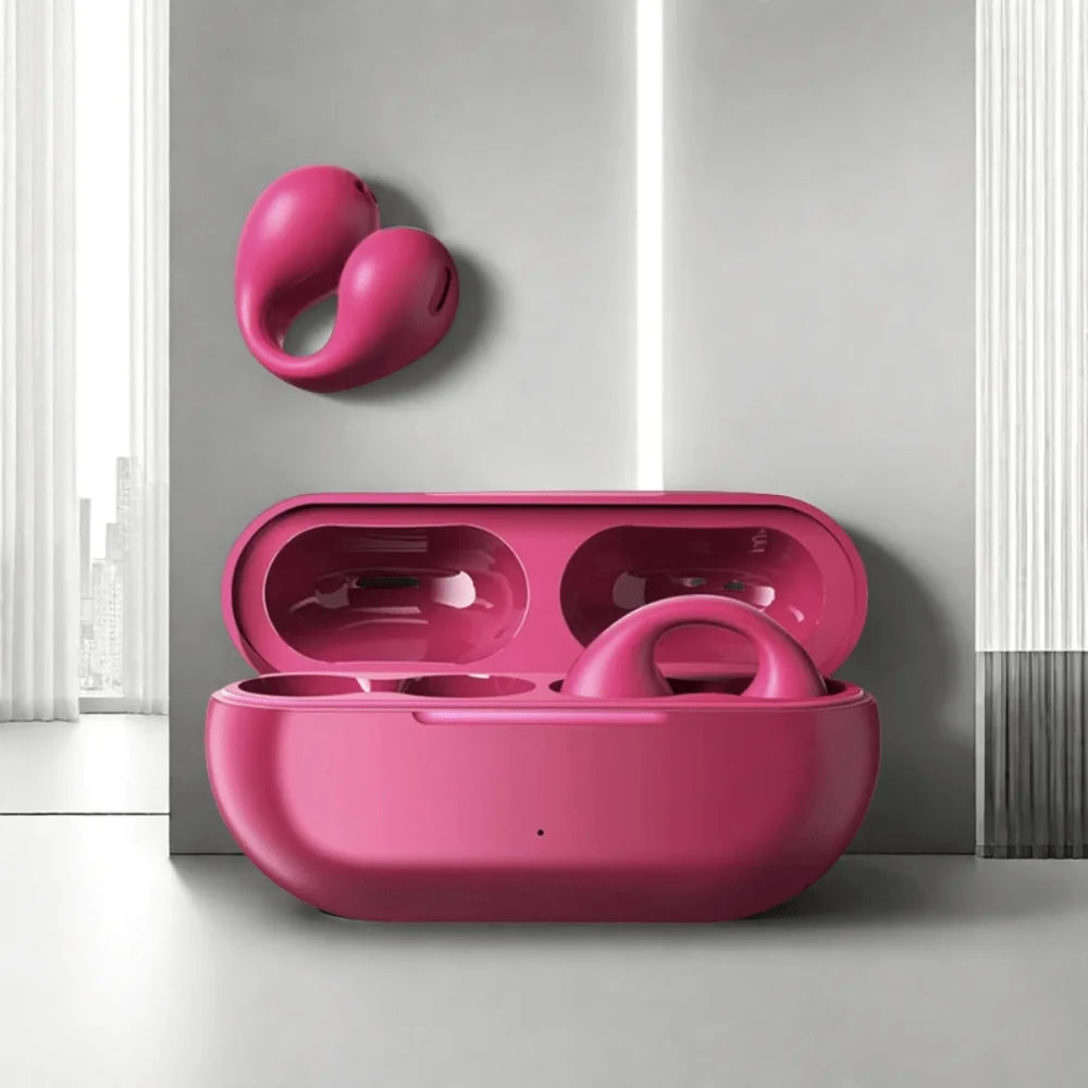 Wireless Bluetooth Earclip Earphone Outdoor Sport Earbud With Charging Bin HIFI Sound Earbud For Xiaomi Running Painless Headset