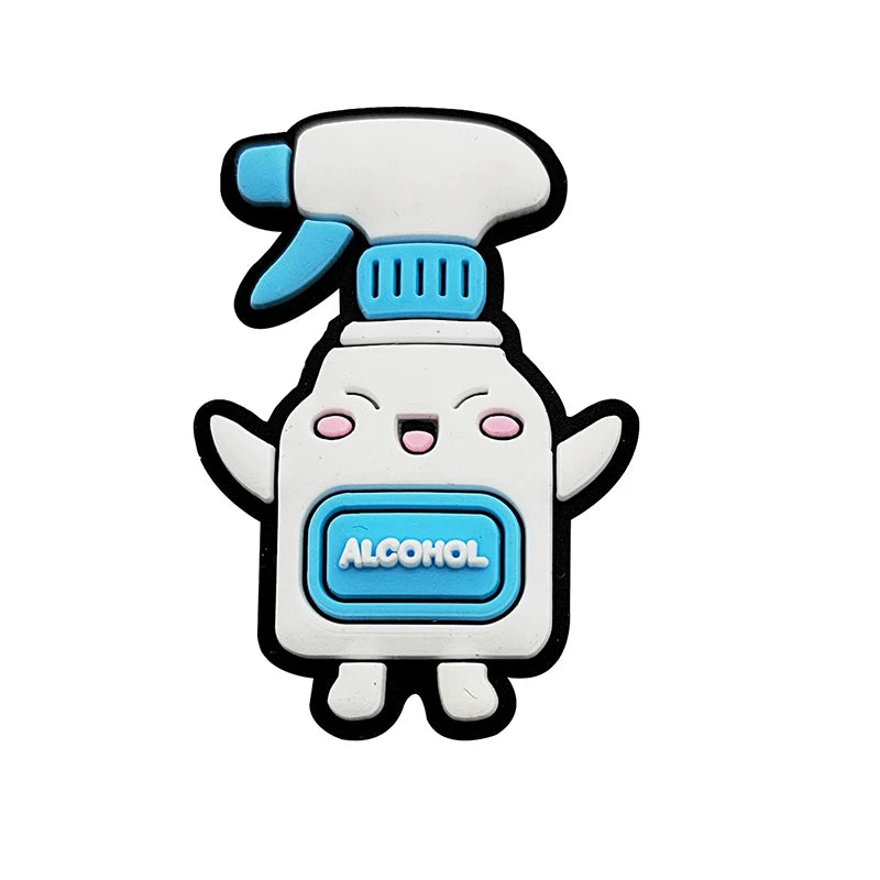 New Arrivals Cute Medical Doctor Shoe Charms for Crocs Accessories Sandals Shoe Decorations Pins Women Favor Gifts