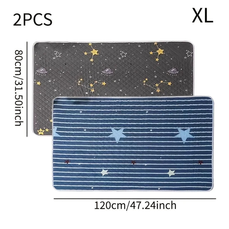 2PCS Washable Dog Training Mats Reusable Designed Specifically For Pet Training Suitable For Cars Sofas Living Room And Outdoor