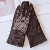 Sunscreen Gloves for Ladies Spring Summer Heat Insulation Ice Silk Lace UV Thin Electric Car Driving Non-slip Breathable Cool