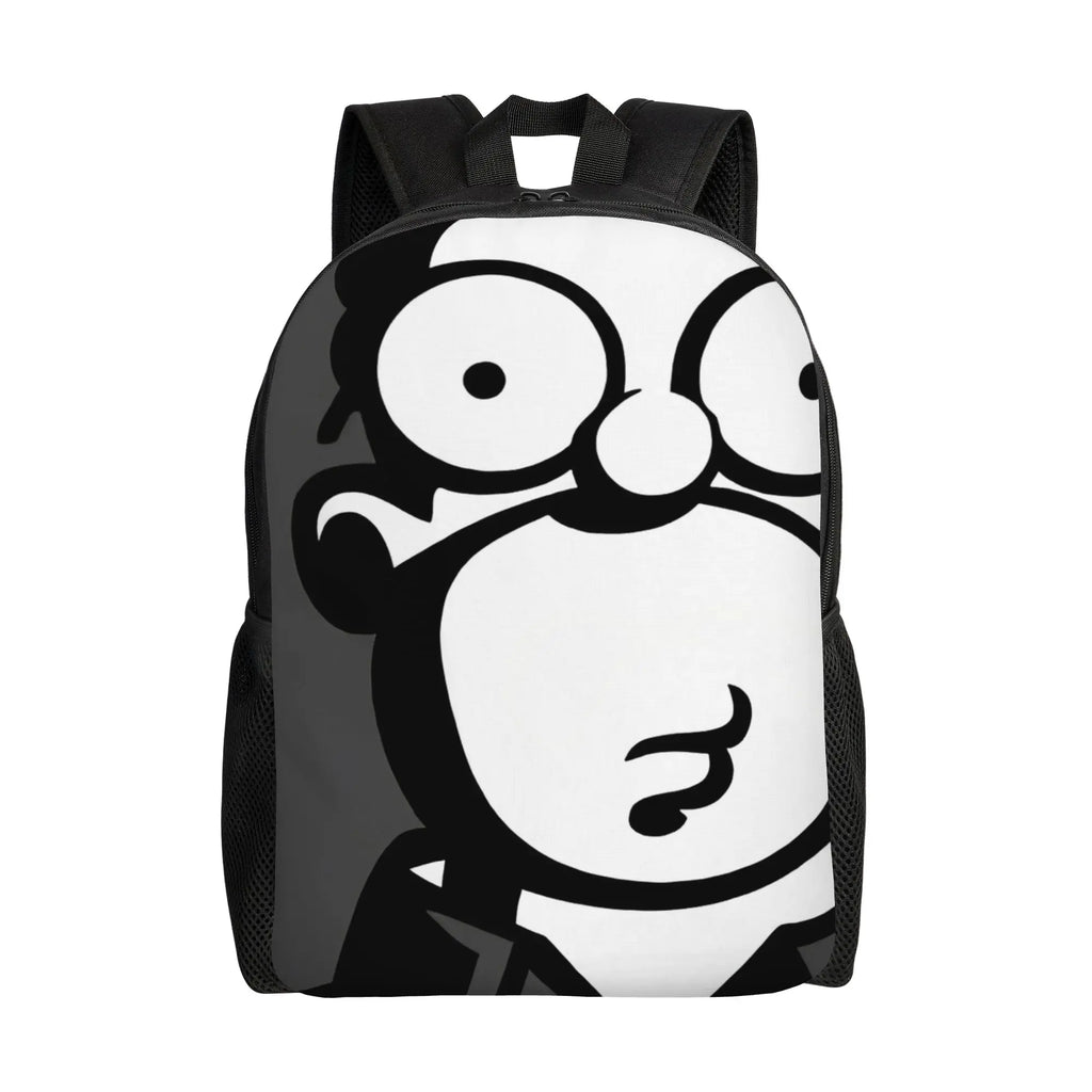 Cartoon The S-Simpsons  Women Backpack Mochila Fashion Children School Bag Laptop Rucksack Kids Large Capacity Travel Rucksack