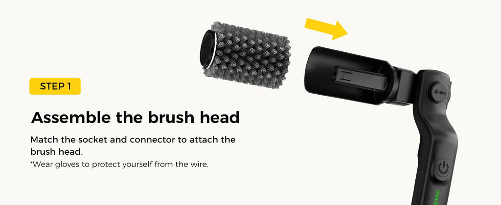 Electric BBQ Cleaner Brush Wireless Stainless Steel Rotary Grill Brush for Outdoor Grill Steam BBQ Cleaning Brush Accessoires