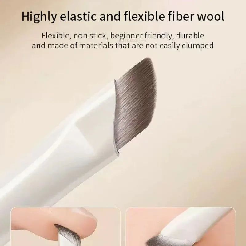 5/8/10Pcs Natural Eye Makeup Brushes Set Detail Eyeshadow Brush Makeup Brush White Ultra Soft Eyeshadow Eyeliner Makeup Tool