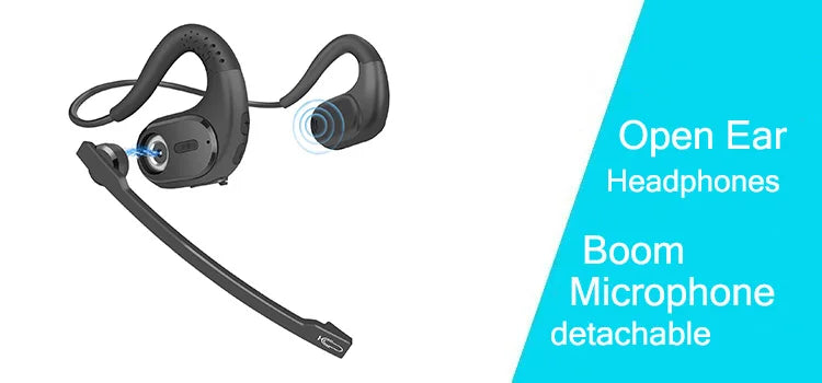 Bluetooth Headphones with MP3 Player TF Card Slot Bluetooth 5.0 Earphones Not in Ear Wireless Headsets with Mic HD Premium Sound