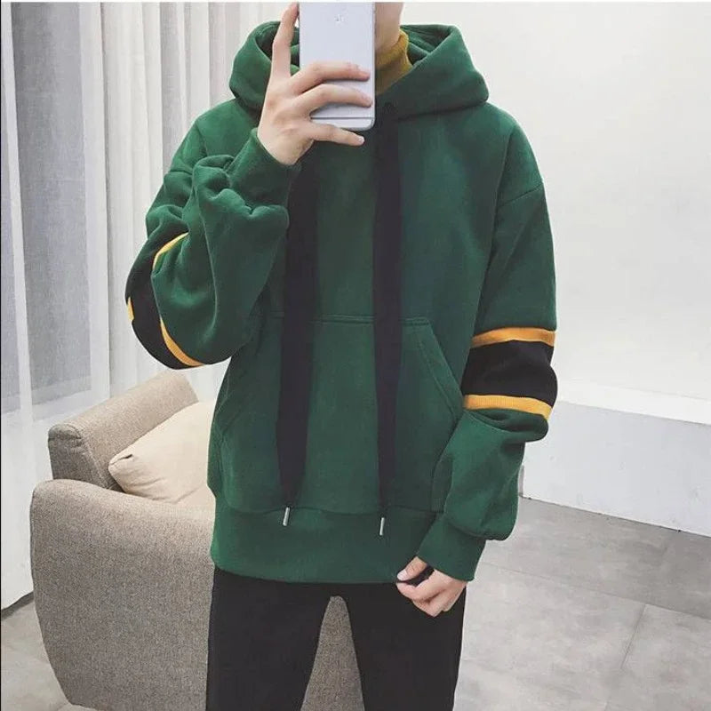 Sweatshirts for Men Loose Warm Winter Man Hoodies Welcome Deal Luxury Sweat Shirt Cotton Simple New In Designer Autumn Emo Cheap