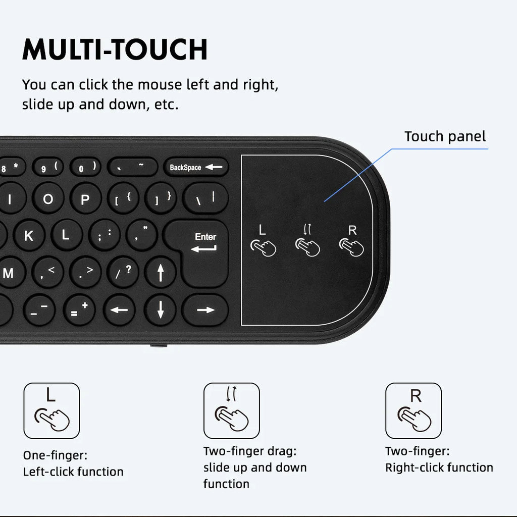 G60S Pro Air Mouse Wireless Voice Remote Control 2.4G Bluetooth Dual Mode IR Learning With Backlit for Android TV Box