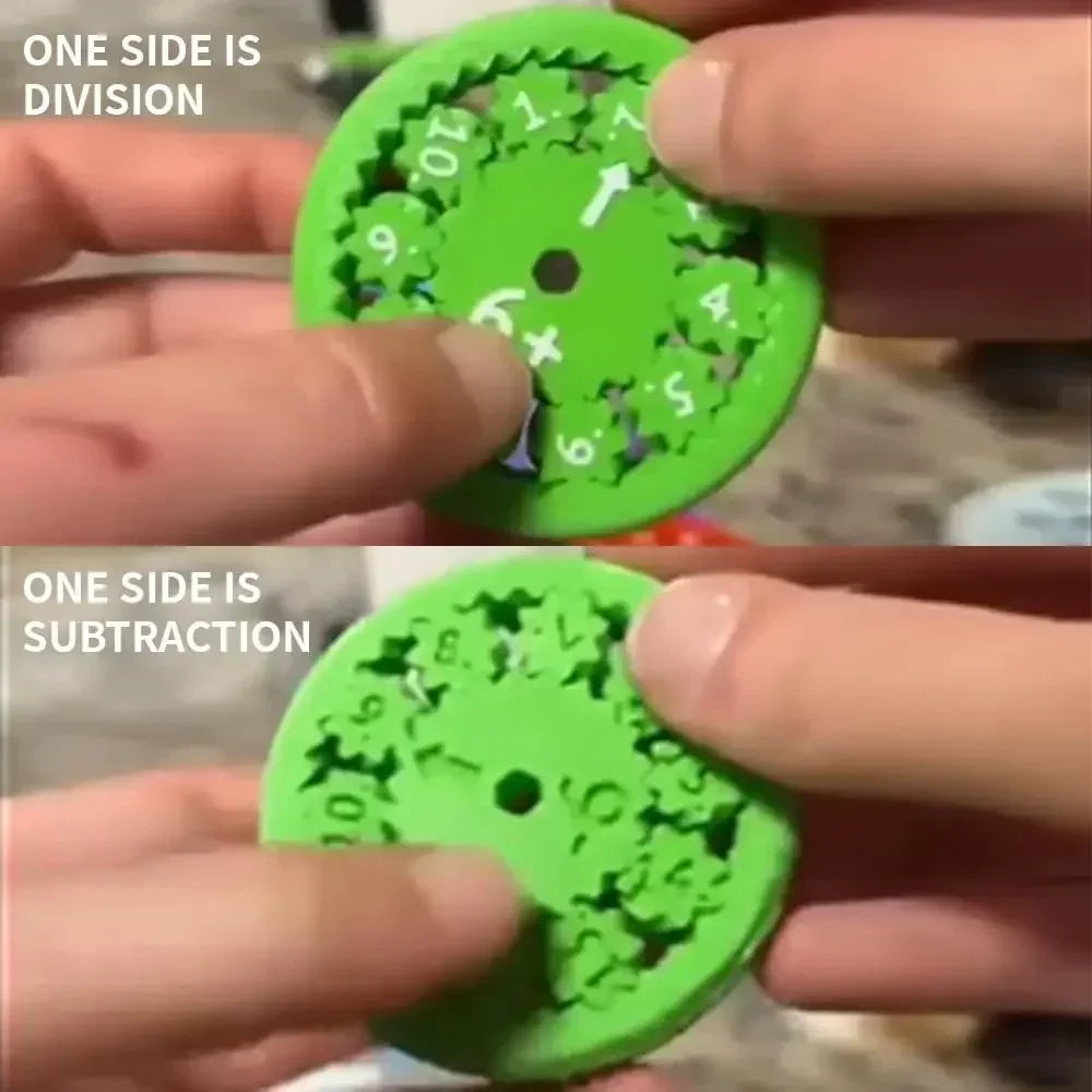 Math Fidget Spinners Fingertip Math Puzzle Toys Math Games Math Operations Decompression Games Desktop Math Multiplication Games