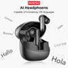 MINISO MS106 Bluetooth Earphones  AI Translator Earbuds TWS Ear Clip Sports Earphones Noise Reduction Wireless Headphones