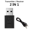 2 In 1 Bluetooth 5.0 Receiver Wireless Bluetooth Adapter 3.5mm Jack AUX Auto Stereo Music USB Dongle For PC TV Speaker Headphone