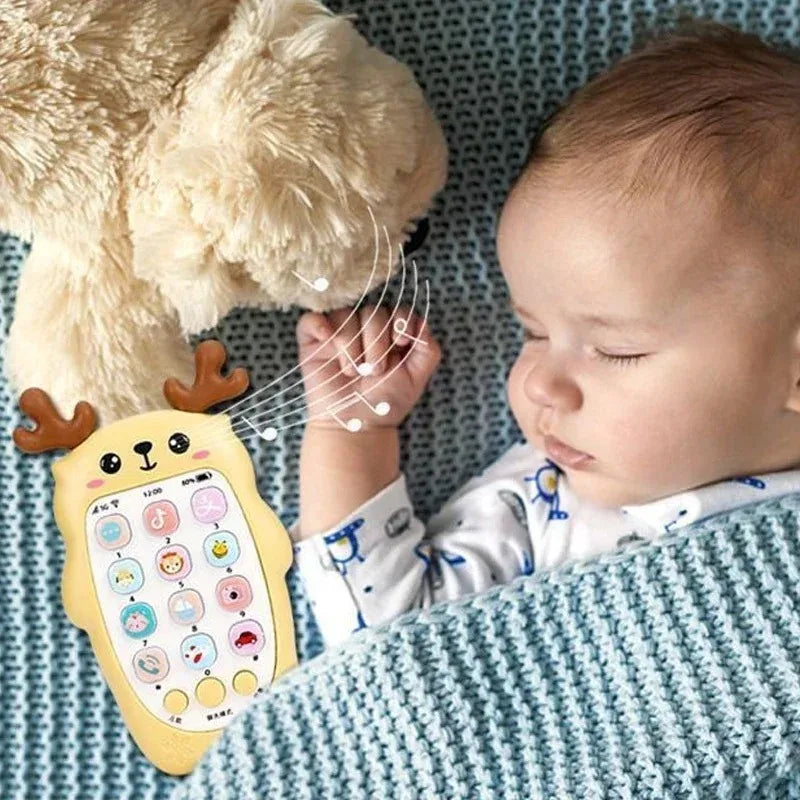 Baby Phone Toys Bilingual Telephone#Teether Music*Voice Toy_Early Educational Learning.Machine&Electronic*Children Gift Baby Toy