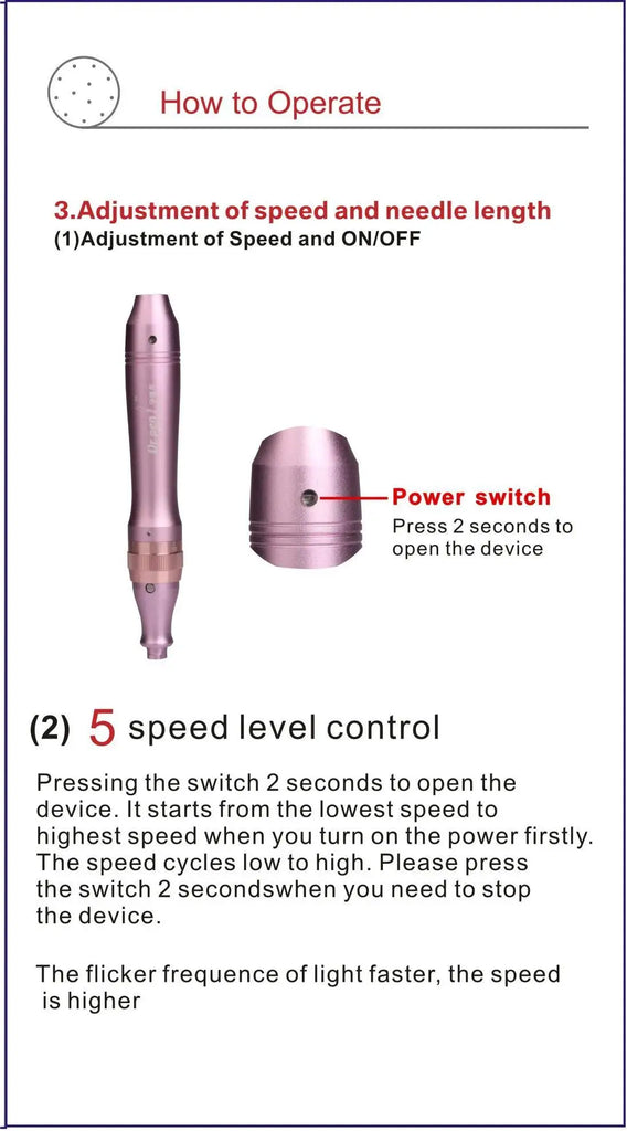 M7 Electric Dr. Pen Wireless Skincare Machine Tattoo Micro Needle Beauty Care Facial Tools Beauty Equipment