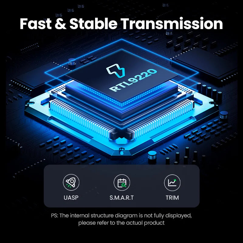 BR Sale UGREEN M2 SSD Case M.2 NVMe SATA SSD Enclosure Adapter 20Gbps USB 3.2 Gen2 USB C External Enclosure