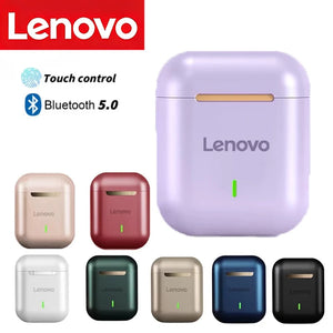 Lenovo TWS Wireless Earbuds, 5.3 Bluetooth Headphones Long Playtime, Noise Cancelling Voice Call, for Gaming, Business & Sports