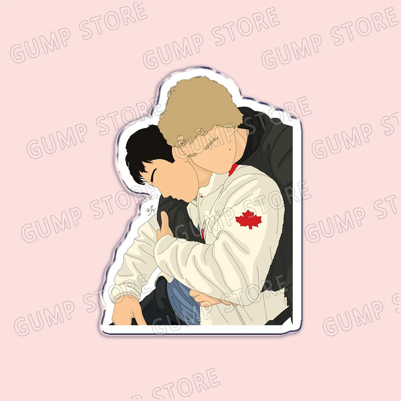 Boys Love Heated Rivalry Acrylic Fridge Magnets 81 24 Jersey Refrigerator Stickers for Kitchen Doors Car Home Decor Unique Gifts