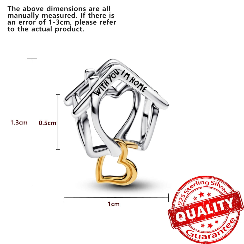 Hot Sale New Arrivals 925 Sterling Silver Snowflake Bell Christmas Series Dangle Charm Fit Original Bracelet Kids Jewelry Gift