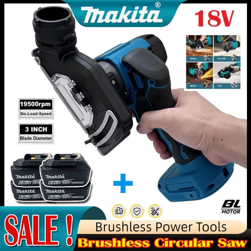 2026 New Sale Makita Brushless Grinder Butter Gun Chainsaw Inflator Combination Silicone Gun Cutting Machine Set for 18v Battery