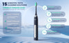 Sejoy Electric Sonic Toothbrush with 10 pcs Replacement Heads Rechargeable Waterproof Electronic Tooth Brushes  JS10-1