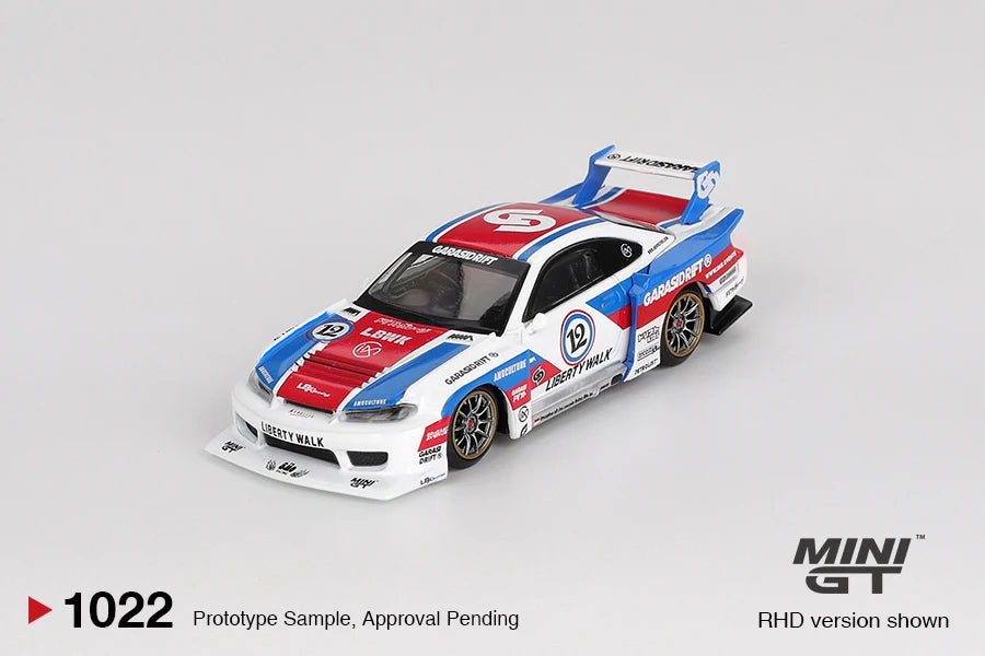 **New Arrivals **MINIGT Kaido house 1:64 S15 SILVIA ATHLETE RX-7 VeilSide R32 VeilSide White M3 Kaido KW V1 Diecast Model Car