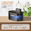 2.2L Automatic Wireless Pet Water Fountain Infrared Sensor Smart Pet Drinkier Fountain 2600mAh Cat Water Dispenser for Dog Cat