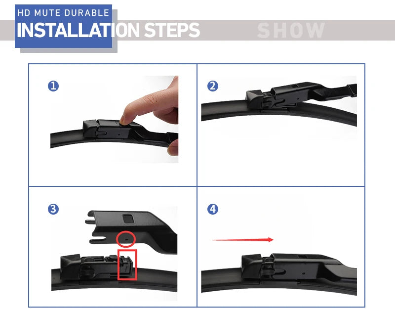 Front Rear Windshield Wiper Blades For Subaru Outback 6GEN BT 2020 - 2025 Windscreen Window Brushes Accessories 2021 2022 2024