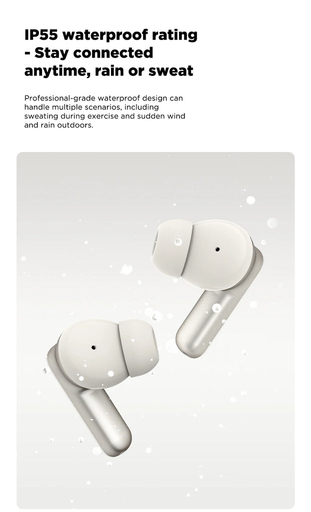 MINISO MS106 Bluetooth Earphones  AI Translator Earbuds TWS Ear Clip Sports Earphones Noise Reduction Wireless Headphones