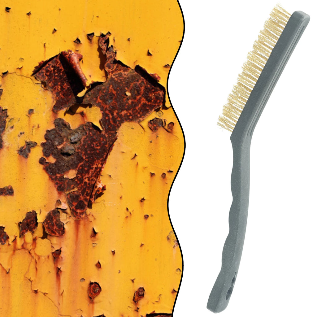 1pc Mini Metal Remove Rust Brushes Brass Cleaning Brushes Polishing Metal Brushes Cleaning Tools Home Kits Wire Brush