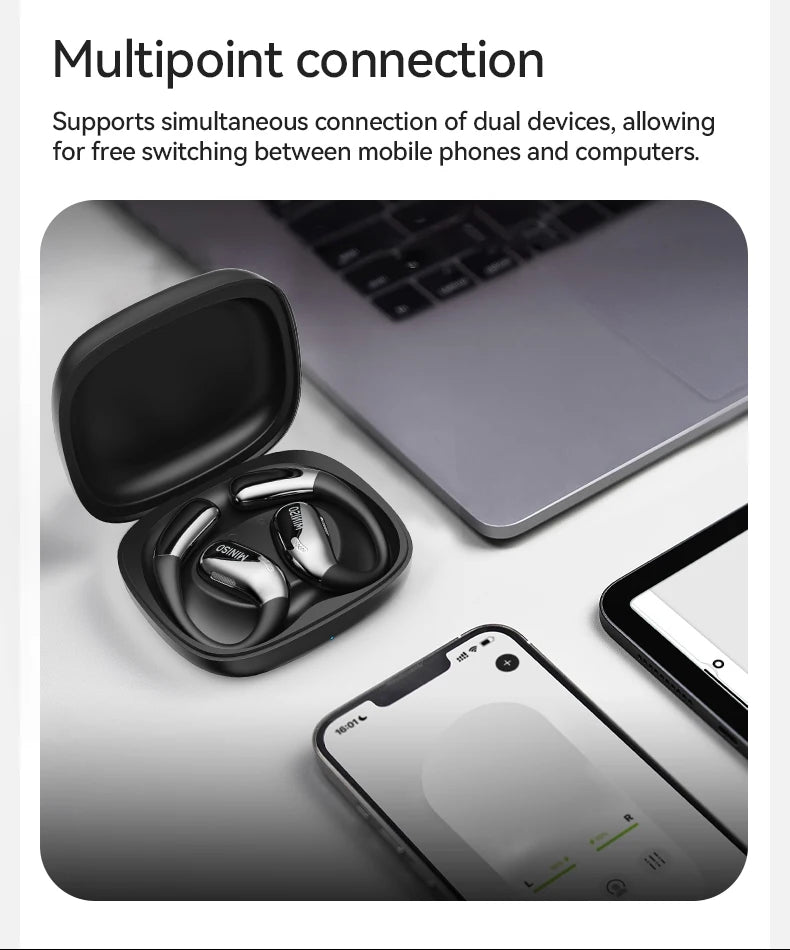 [AI Translator Earphone]MINISO X28 Wireless Headphones Bluetooth 5.4 HiFi IPX5 Waterproof Sports Bass Powerful 16H Battery Life