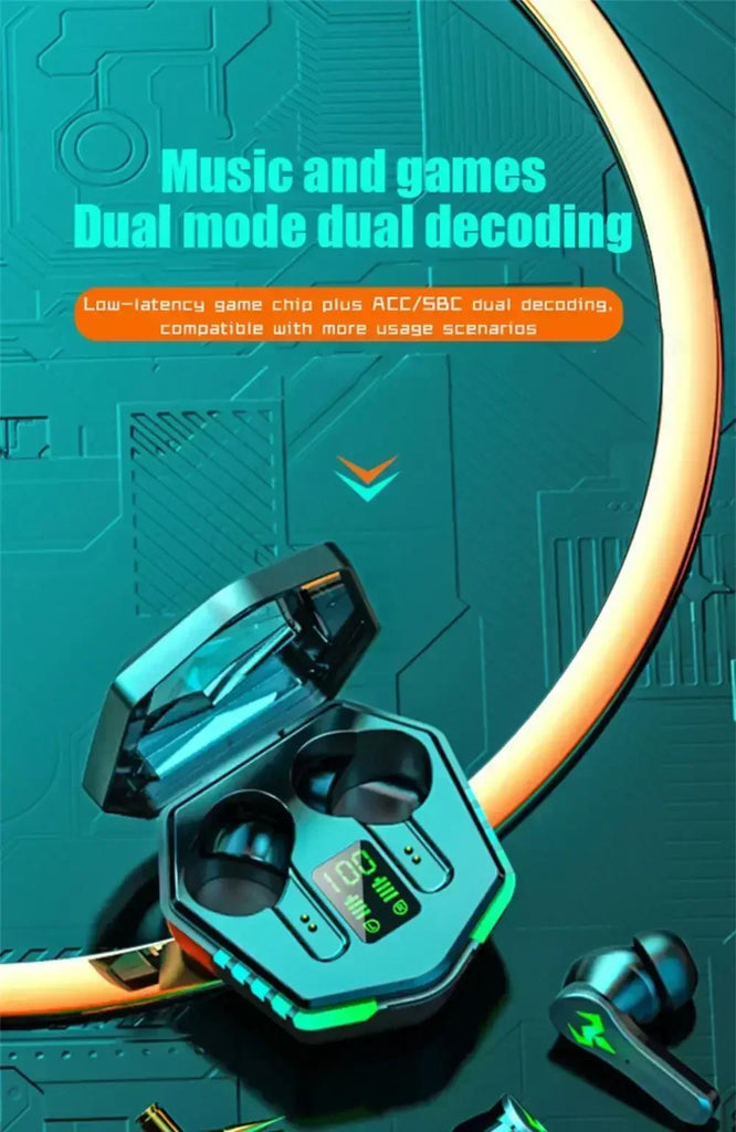 N35 Digital display Tws Audifonos Auriculares Bluetooth Wireless Headphones Earbuds Gaming In-Ear Earphones for smartphones