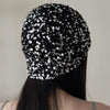 Hot Sale Ins Style Sequined Hollow Pullover Hats Women Summer And Autumn Travel Photo Atmosphere Versatile Casual Y2K Beanies