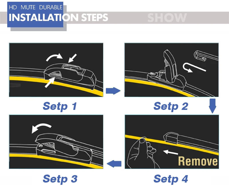 For Mitsubishi Pajero Sport Shogun Sport 2015-2023 KR KS QE QF Front Rear Windshield Wiper Blades Brushes Accessories 22"18"10"